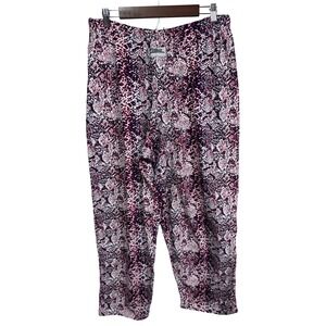 Zubaz Large Red White Blue Pants Men's Snakeskin Print Athletic Lounge